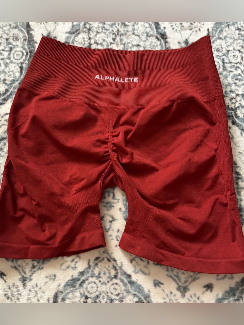 Alphalete revive short - rust orange/brown - size medium